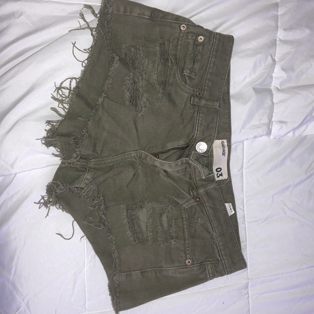 Garage ripped shorts
